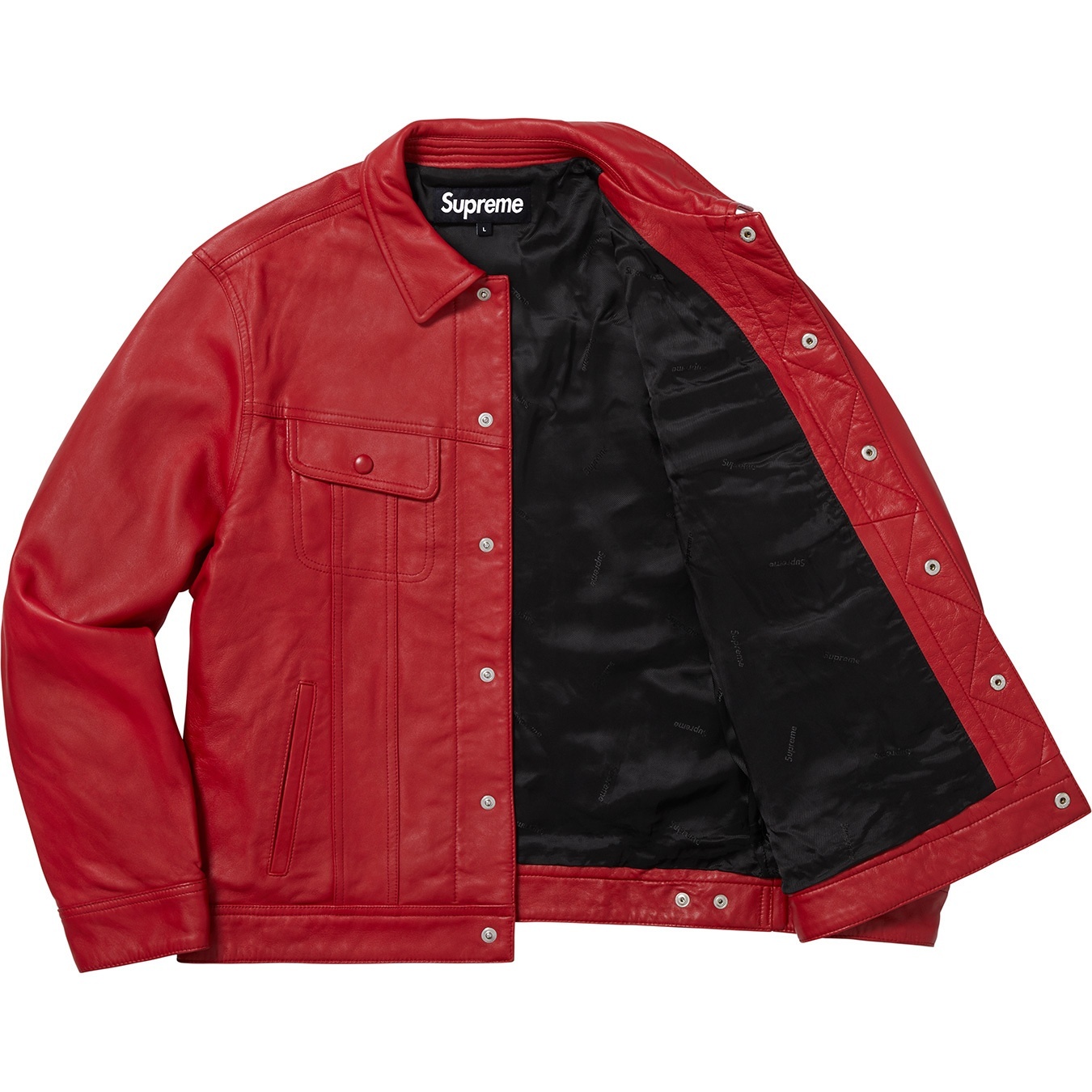 Leather Trucker Jacket view 2